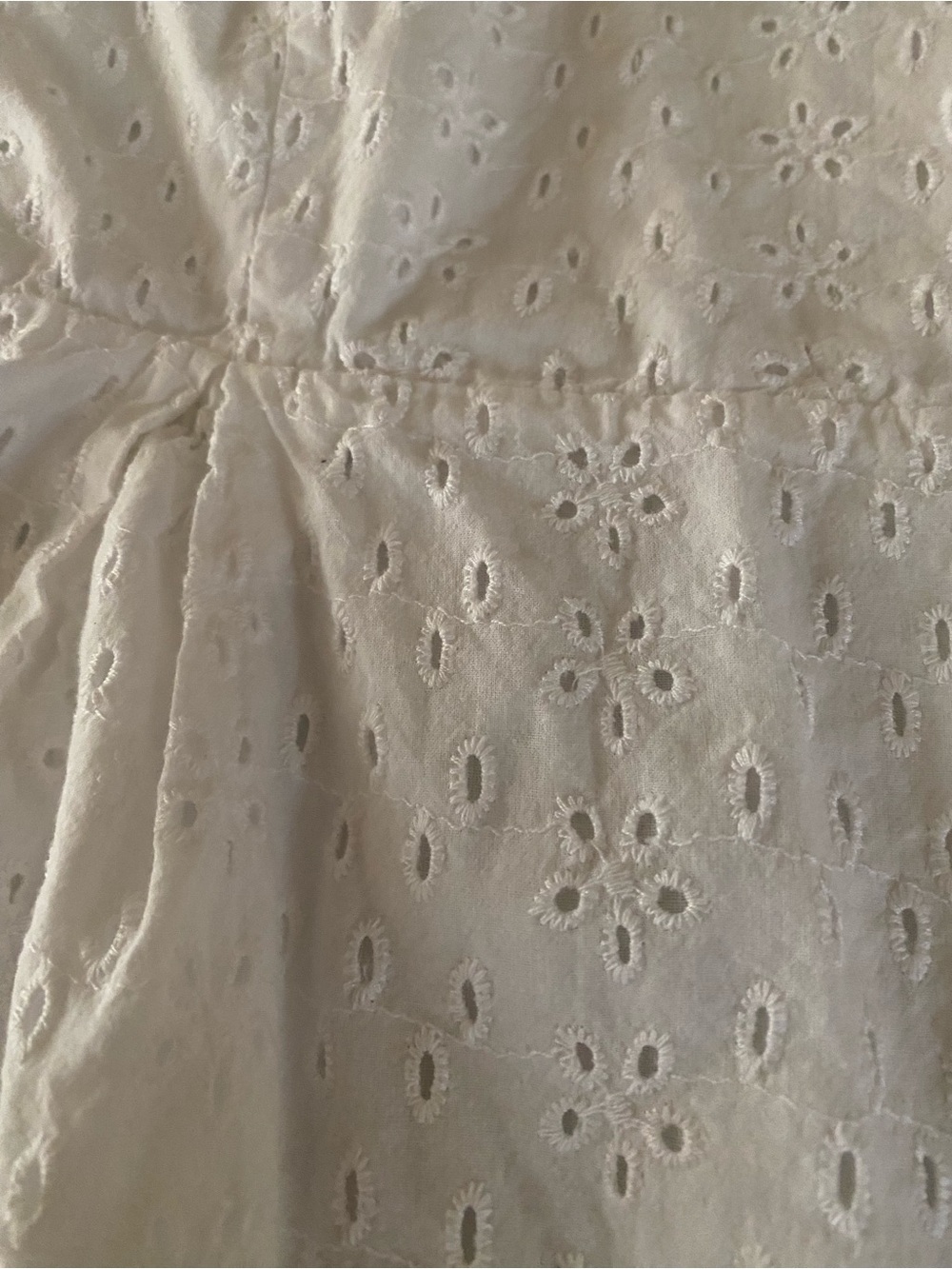 Old Navy Strapless White Eyelet Sundress size 12 - Picture 5 of 12